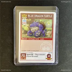 Maplestory iTCG Blue Dragon Turtle 20/60 Regular 2008 WOTC Trading Card Game NM - Image 1