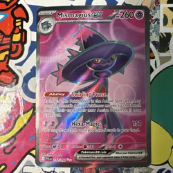 Mismagius ex 112/094 Ultra Rare Full Art NM Pokemon Card Phantasmal Flames PFL - Image 1
