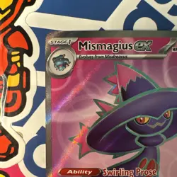 Mismagius ex 112/094 Ultra Rare Full Art NM Pokemon Card Phantasmal Flames PFL - Image 3