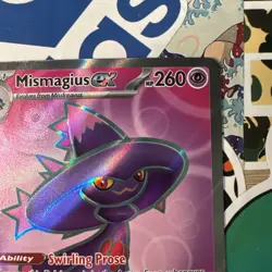 Mismagius ex 112/094 Ultra Rare Full Art NM Pokemon Card Phantasmal Flames PFL - Image 4