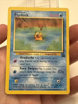 Psyduck WOTC Black Star Promo Pokemon Card # 20 Card +++ - Image 5