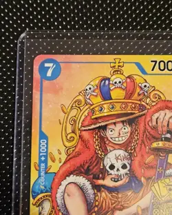 One Piece CCG Monkey.D.Luffy 2nd Anniversary Stamped Promo Card P-043 - Image 2