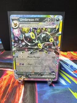 Umbreon EX 60/131 Pokemon Double Rare Holo Card Prismatic Evolutions - NEAR MINT - Image 1