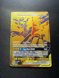 Pokemon Pikachu & Zekrom GX SM Promos Black Star Promo SM248 Holo 240 HP Card - Image 1