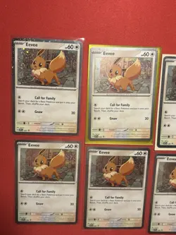 Pokemon Destined Rivals Eevee Promo Card Lot (8 Cards) - Image 2