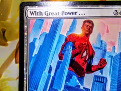 With Great Responsibility rare magic the gathering spider-man trading cad - Image 4