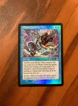 Magic the Gathering MIND'S DESIRE #41/143 Scourge Blue Foil 2003 Rare LP - Image 1