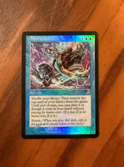 Magic the Gathering MIND'S DESIRE #41/143 Scourge Blue Foil 2003 Rare LP - Image 2