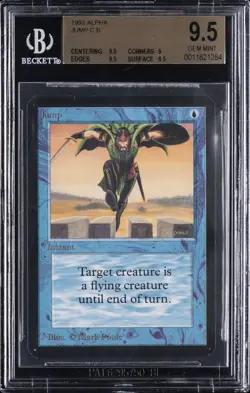 1993 MAGIC THE GATHERING ALPHA JUMP BGS 9.5 - Image 1