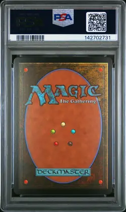 2025 MTG SECRET LAIR DROP MARVEL'S SPIDER-MAN: MANA SYMBIOTE-FOIL FOREST PSA 8 - Image 2