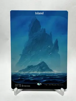 MTG Island Unstable Regular Land NM Borderless - Image 1