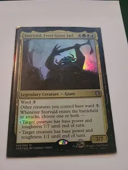 MTG Storvald, Frost Giant Jarl Foil ** Forgotten Commander ** English (NM) - Image 1