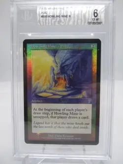 Howling Mine - Foil Magic mtg 7th Edition BGS Graded 6 - Image 1