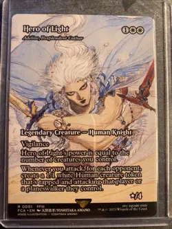 Hero of Light: Adeline, Resplendent Cathar (0001)- Final Fantasy FIN - Magic MTG - Image 2