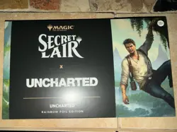 MTG Secret Lair Playstation Uncharted - Foil Edition - SEALED IN HAND - Image 1