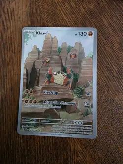 2023 Pokemon TCG Scarlet & Violet #217 Klawf IR FULL ART - Image 1