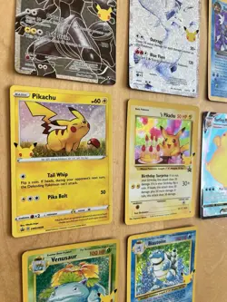 Pokemon Celebrations Lot Pikachu Blastoise Venusaur Reshiram Zekrom Vintage MINT - Image 4
