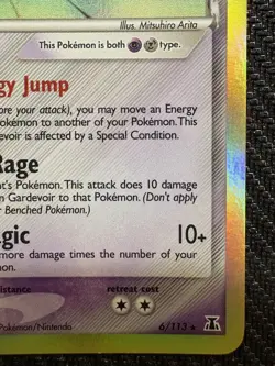 Pokemon TCG Gardevoir EX Delta Species Holo Rare 6/113 LP Excellent 2005 Card - Image 5