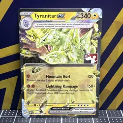 2023 Pokemon TCG || Prize Pack Series Card || Tyranitar ex #066 - Image 1