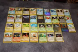 Pokemon TCG EX Dragon E-Reader Lot of 34 Vintage Cards With Some Holos - Image 1
