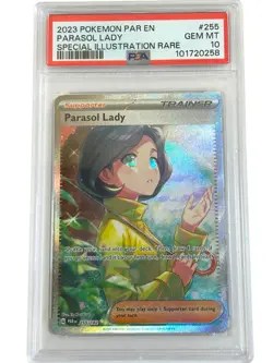 2023 Pokemon Paradox Rift Parasol Lady Special Illustration Rare PSA 10 - Image 1