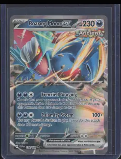 2023 Pokemon SV Paradox Rift Roaring Moon ex #124/182 - Image 1