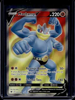 2022 Pokemon SWSH Astral Radiance Machamp V Ultra Rare #171/189 - Image 1