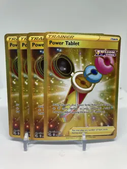 4x - Power Tablet 281/264 Secret Rare Pokemon TCG Fusion Strike - MP - Image 1