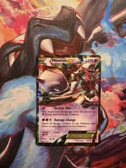 Mewtwo EX 62/162 - 2015 XY Breakthrough Holo Ultra Rare Pokemon TCG - MP - Image 1