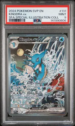 2024 POKEMON SVP PROMO SPECIAL ILLUSTRATION COLLECTION #131 KINGDRA EX PSA 9 - Image 1