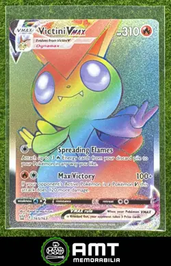 Victini VMAX 2021 Pokemon Sword & Shield Battle Styles #165/163 Secret Rare - Image 1