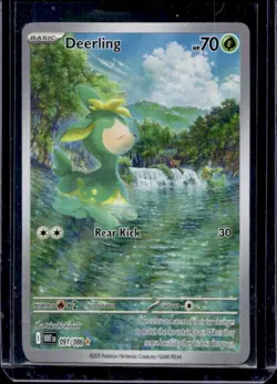 2025 Pokemon White Flare Deerling Illustration Rare #091/086 - Image 1