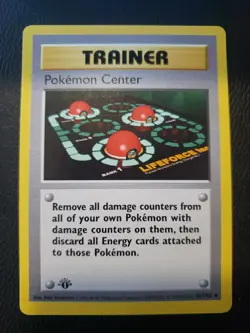 1999 Pokemon Base 1st Edition #85 Pokemon Center Pokemon Game CCG - Image 3