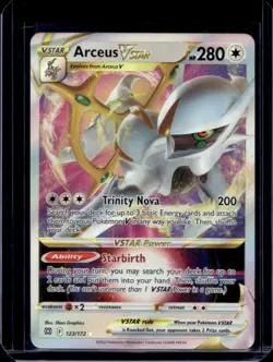 2022 Pokemon SWSH Brilliant Stars Arceus VST #123/172 - Image 1