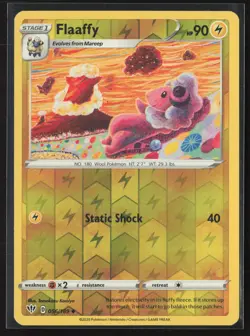 Flaaffy Uncommon SWSH03: Darkness Ablaze 056/189 LP Pokemon Card Reverse Holo - Image 1
