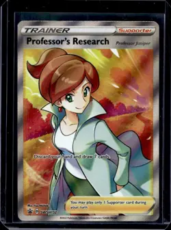 2019-2023 Pokemon SWSH Black Star Professors Research Professor Juniper #SWSH152 - Image 1