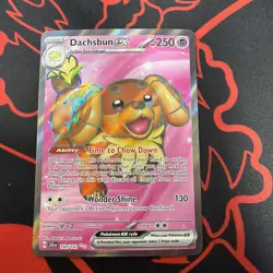 Dachsbun EX 160/142 Holo Ultra Rare S&V Stellar Crown Pokemon Card - Image 1