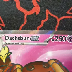 Dachsbun EX 160/142 Holo Ultra Rare S&V Stellar Crown Pokemon Card - Image 2