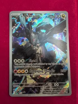 Pokemon N's Zekrom 031 Me: Mega Evolution Promo Holo Black Star Promo - Image 1