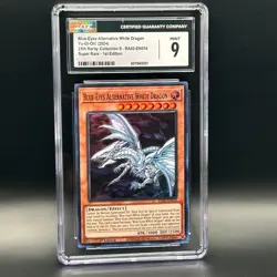 Yu-Gi-Oh Blue-Eyes Alternative White Dragon RA02-EN010 1st Ed. - Graded CGC 9 - Image 1