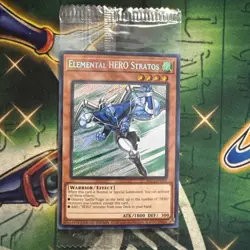 Yugioh! Elemental HERO Stratos BLC1-EN003 Sealed Secret Rare Limited Edition NM - Image 1