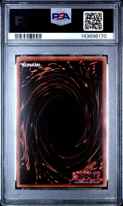 2002 YU-GI-OH! LOB-LEGEND OF BLUE EYES WHITE DRAGON 1ST ED FLAME SWORDSMAN PSA 7 - Image 2