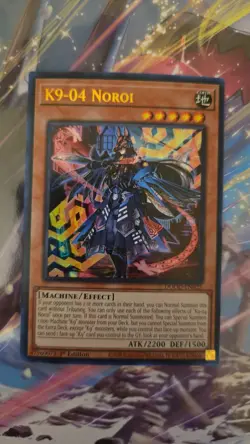 Yugioh - K9-04 Noroi, Ultra Rare NM 1st Ed - Image 2
