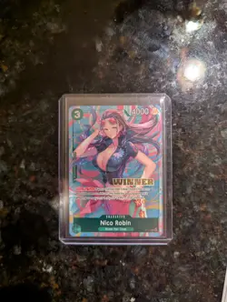 One Piece TCG P-111 WINNER EN Nico Robin (Heroines Battle Winner) - Image 1
