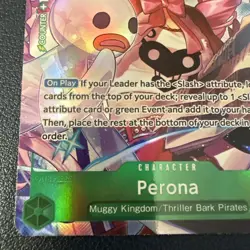 Perona (Alt Art) OP12-034 SR Legacy of the Master English - Image 4