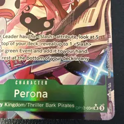 Perona (Alt Art) OP12-034 SR Legacy of the Master English - Image 5