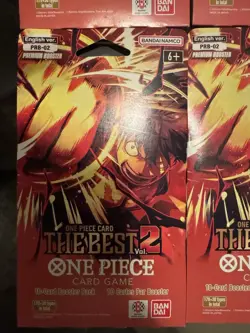 9 LOT - One Piece The Best Vol 2 Premium Booster Pack Sleaved New Sealed PRB-02 - Image 3