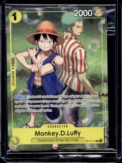 2025 One Piece Learn Together Deck Set Monkey D Luffy #OP10-111 - Image 1