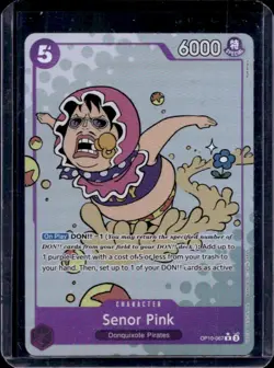 2025 One Piece Royal Blood OP10 Senor Pink Rare #OP10-067 - Image 1