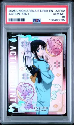 Union Arena TCG Rurouni Kenshin Kaoru Action Point Holo PSA 10 Gem Mint CCG - Image 1